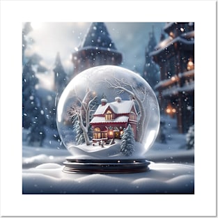 Winter inside Glass Ball Posters and Art